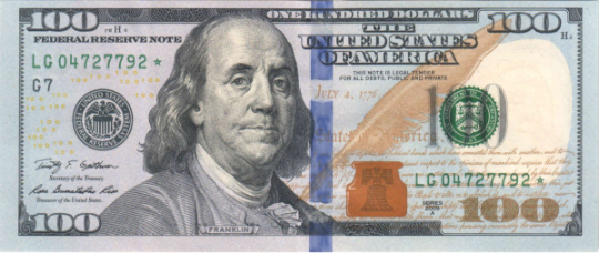 100 Federal Reserve Note